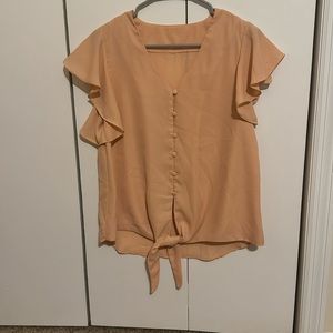 Peach Blouse